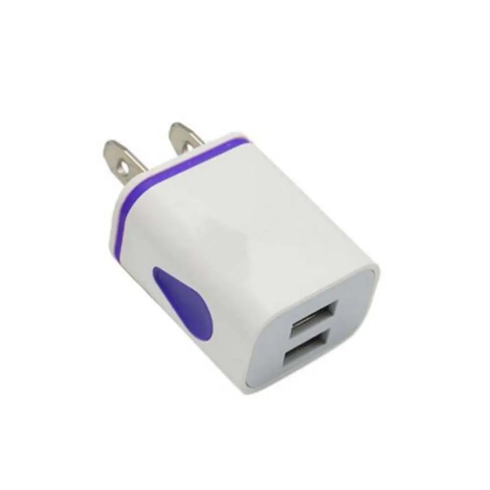 2 USB порта красочная Капля воды свет настольное зарядное устройство 5V 2.1A смартфон