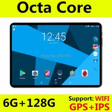 Super Fast 10 inch tablet Pc Octa Core Android 8.0 OS 6GB RAM 128GB ROM 1280X800 IPS Screen tablets 10 10.1 Media Pad