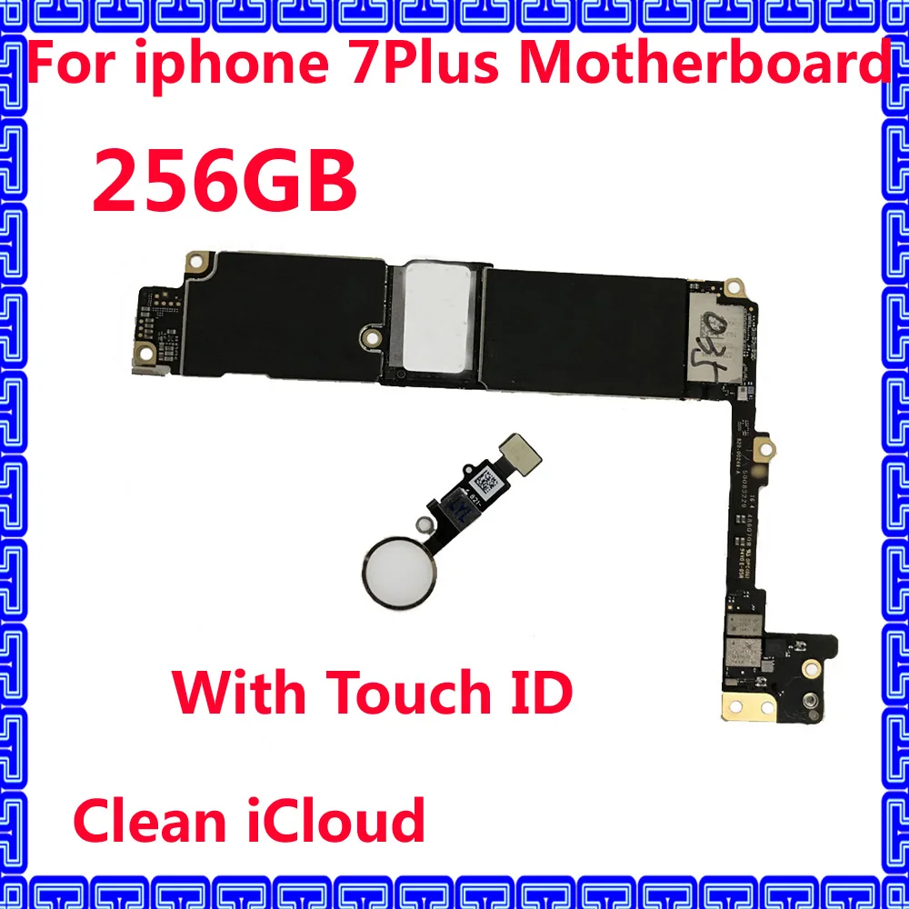 

IOS system Circuits mainboard for iphone 7P Original motherboard with / NO Touch ID for iphone 7Plus 256GB unlocked logic board