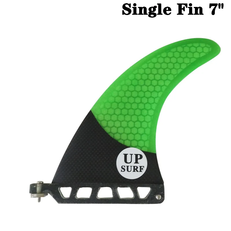 

Single Fin 7" Longboard Surf Fin Green color Fin Surfboard Fin