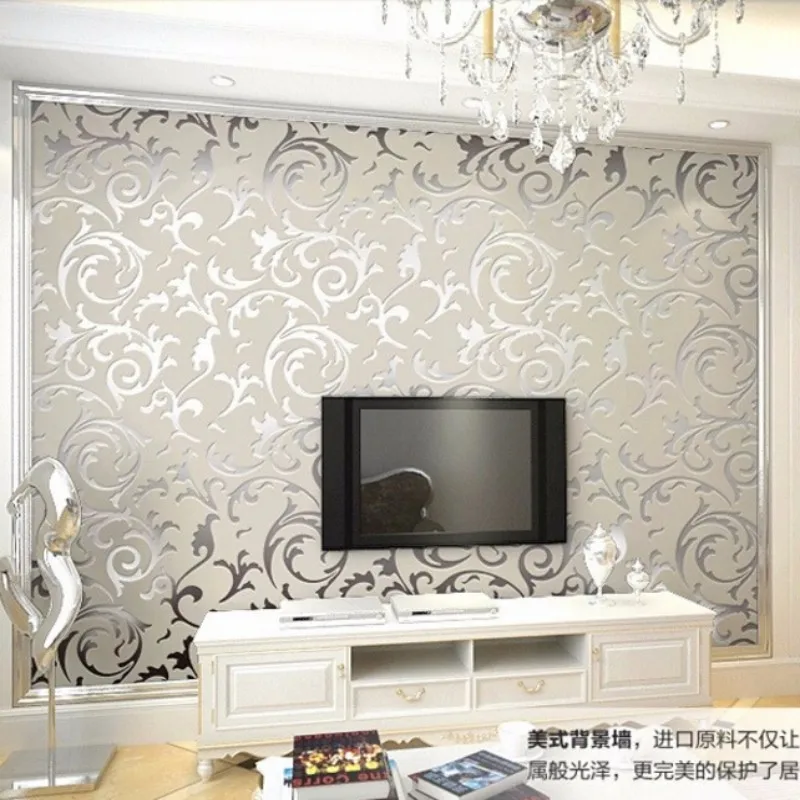 Beibehang wallpaper for walls 3 d European HD Wallpaper 3d Bedroom Living Room Wallpaper Beige yellow silver gray 3d wallpaper Beibehang wallpaper for walls 3 d European HD Wallpaper 3d Bedroom Living Room Wallpaper Beige yellow silver gray 3d wallpaper