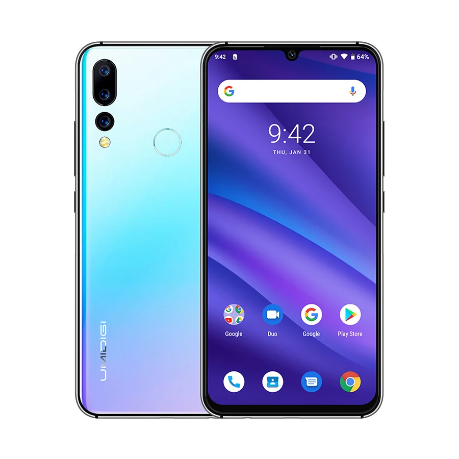 Камера заднего вида UMIDIGI A5 PRO 4G Phablet 6,3 дюймов Android 9,0 Helio P23 ARM Mali G71 MP2 700 МГц 4 Гб ram 32 ГБ rom 16,0 Мп+ 8,0 МП+ 5,0 МП - Цвет: Breathing Crystal