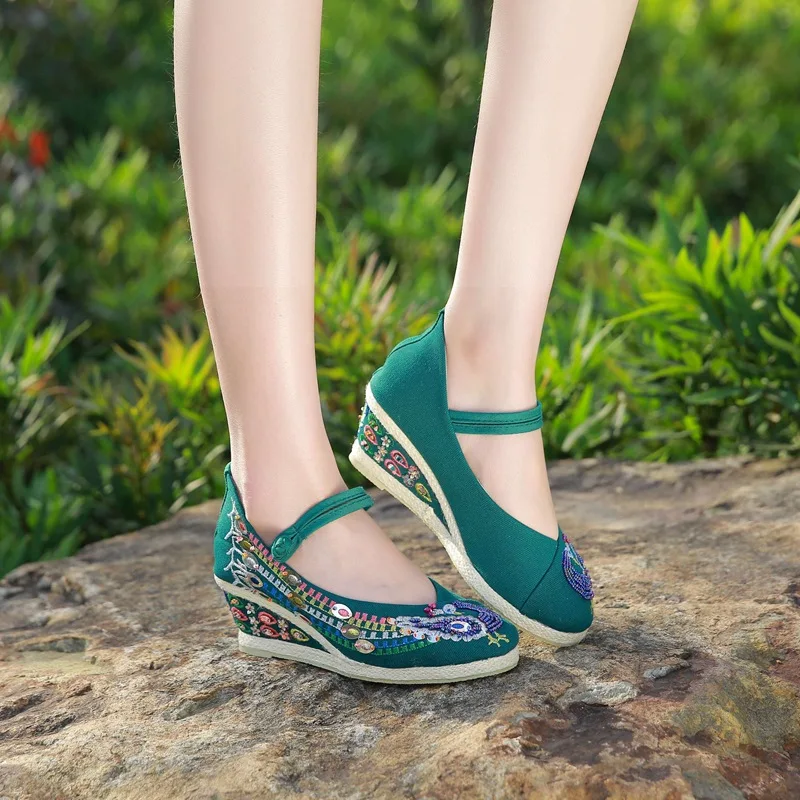 Pompes Espadrilles Lolita Toile Color3 Paillettes Photo Chaussures Color1 Pour Tenis Femmes Color2 photo Coins Cristal Femme photo Casual Nouveau Broderie pzMUVS
