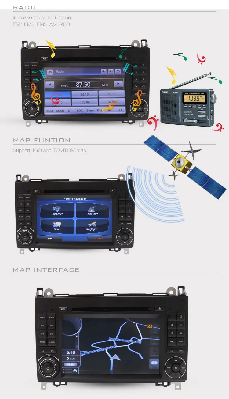 Flash Deal LJHANG 2 Din Car DVD For Mercedes Benz B Class B200 W169 W245 W639 Viano Vito Sprinter B170 Auto Stereo GPS USB Mirror Link RDS 4