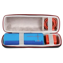 Coque rigide EVA pour haut-parleur Bluetooth sans fil, compatible avec câble USB et chargeur (étui uniquement)