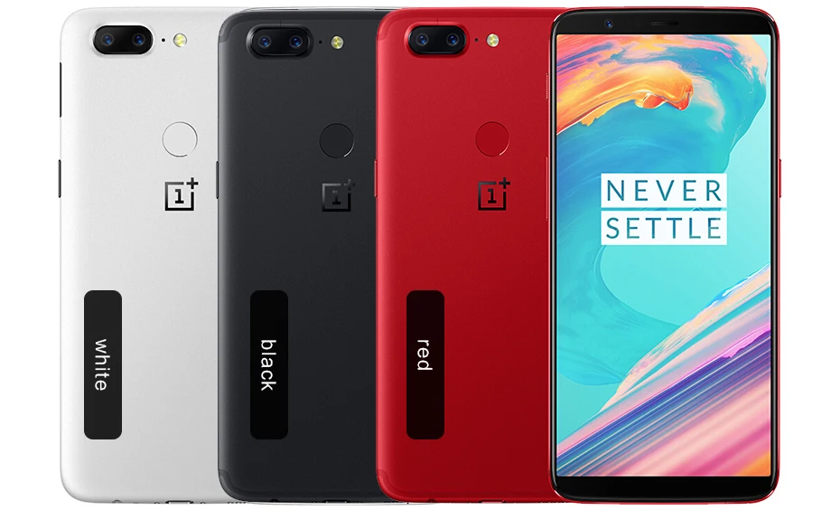 Смартфон Oneplus 5 T, 6,01 дюймов, полноэкранный AMOLED, 6 ГБ, 64 ГБ, Восьмиядерный процессор Snapdragon 835, двойная задняя камера, Android 7,1