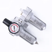 SFC400 алюминиевый сплав 0,15-МПа Пневматический воздушный фильтр давления Регулятор лубрикатора влаги воды ловушка масло-вода сепаратор