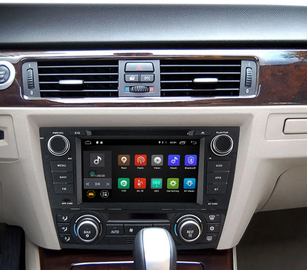 Perfect NaviFly pure Android 7.1 Quad Core Car DVD Player GPS Navi for E90 E91 E92 E93 Audio Radio Stereo Head Unit Free Canbus 14