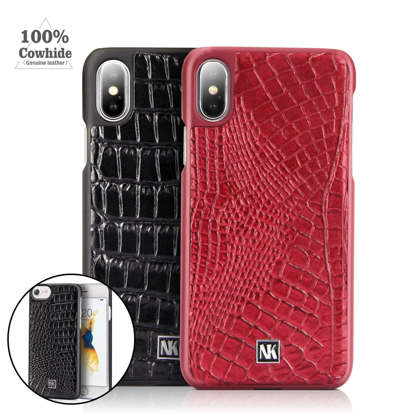 

Luxury PU Leather Magnetic Phone case For iPhone 6 6s 7 8 Plus X Crocodile Grain Soft TPU Back Cover For Samsung note8