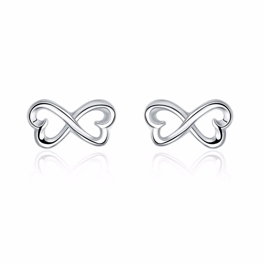 

Lose Money Promotion! Wholesale Plated Silver Earrings, Plated Silver Fashion Jewelry, 8 Shape Earrings KDE049