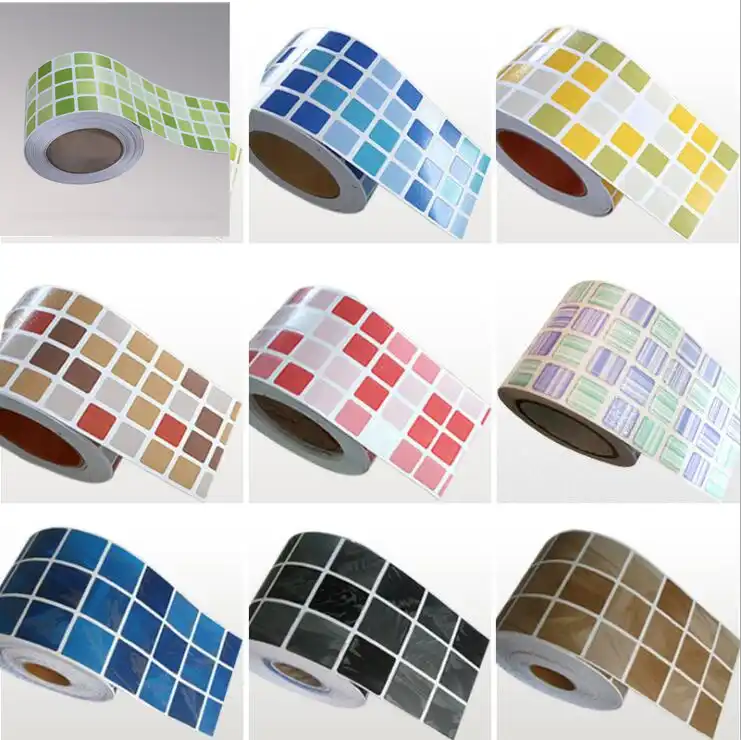 Bathroom Kitchen Wall Waterproof Wallpaper Roll Sticker Mosaic Wall Waterproof Wallpaper Roll Sticker