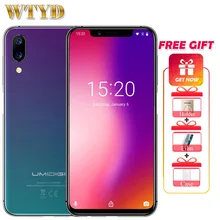 Мобильный телефон Umidigi ONE 5,9 дюйма, 4 Гб, 32 ПЗУ, Восьмиядерный процессор Helio P23, Android 8,1, 12 Мп+ 5 МП, двойная камера, быстрая зарядка, сотовый телефон