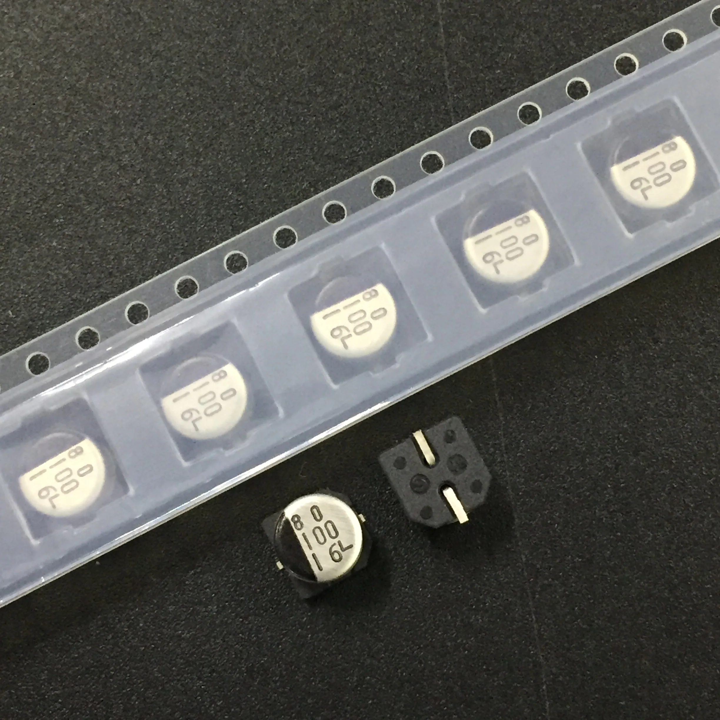 50 шт. 100 мкФ 16V SANYO LX серии 6,3 х 6 мм 16V100uF SMD Алюминий электролитический конденсатор с алюминиевой крышкой