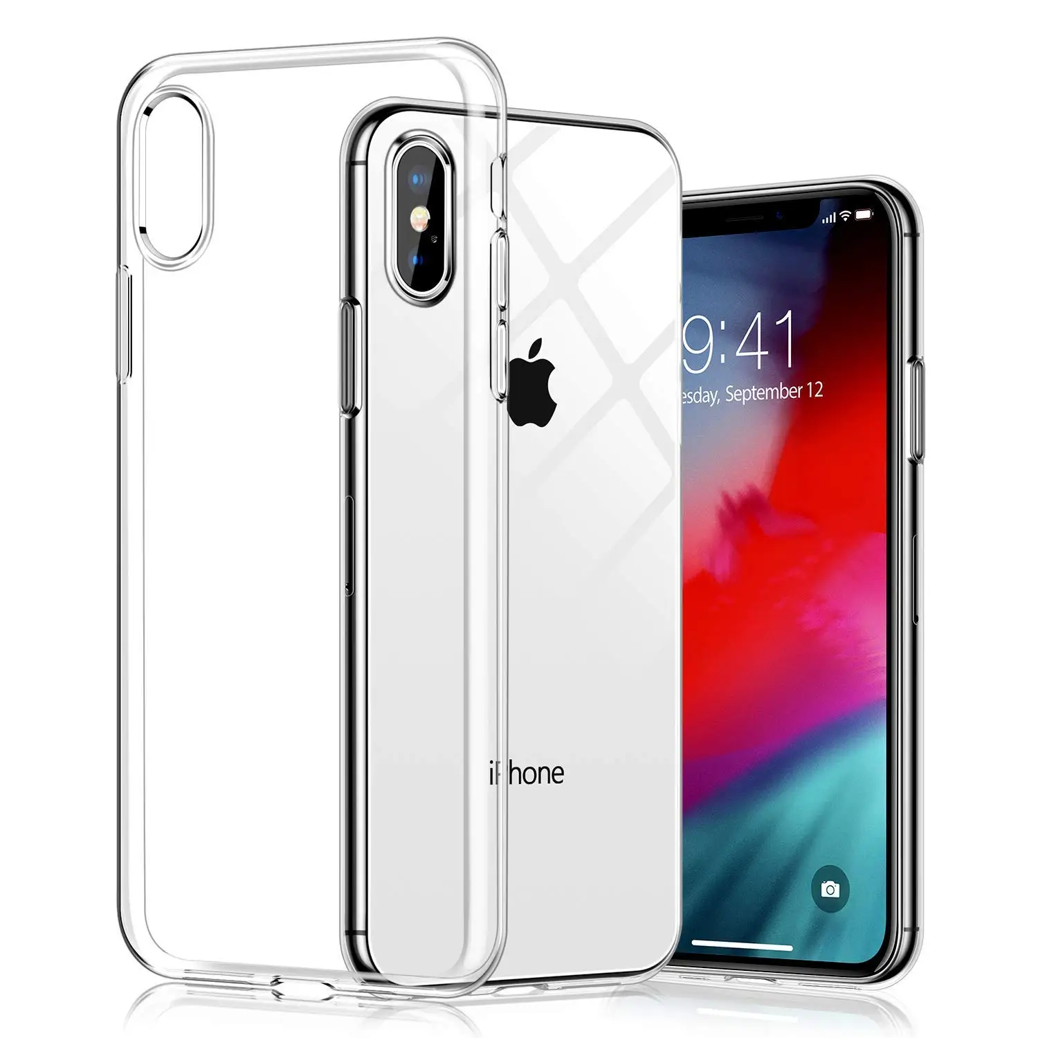 Для Apple iPhone 7 8 Plus X Xs Max Xr 5 5S SE 6 6s 7Plus Прозрачный чехол для телефона прозрачные