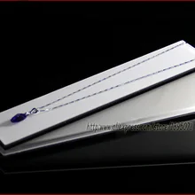 Wholesale10pcs белая и черная акриловая Горизонтальная стойка-витрина для ожерелий держатель для браслетов витринный стеллаж органайзер для ювелирных изделий