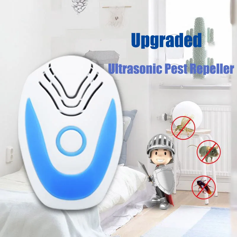 

Enhanced Ultrasonic Pest Reject Repeller Electronic Pest Repellent Mouse Rodent Cockroach Mosquito Insect Killer Pest Control