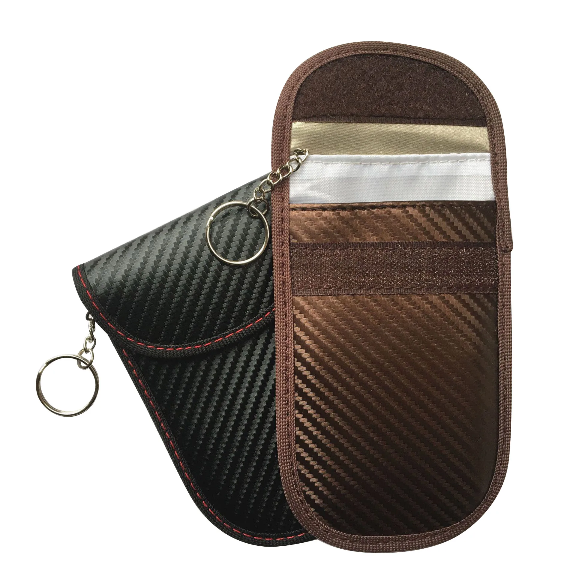 

Car Key Signal Blocker Case Faraday Cage Fob Pouch Keyless RFID Blocking Bag for Toyota Camry 2018 Kia Optima K5 Ford Fusion