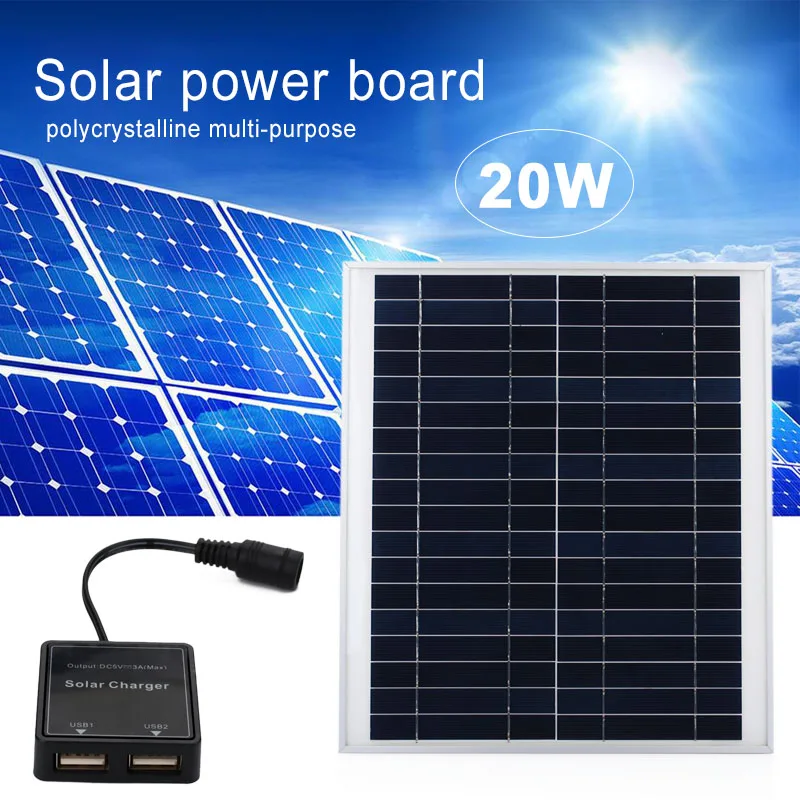 

Solar Panel Solar Cells Powered 42*37*0.3cm Solar Charging Equipment DIY Home Improvement Camp Environmental Polysilicon
