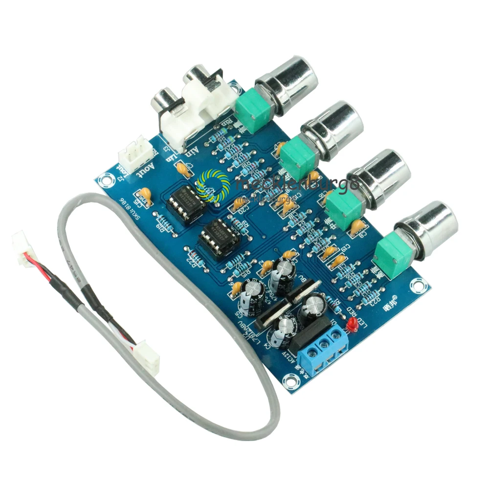 Новинка NE5532 Stereo Pre усилитель предусилитель Tone плата аудио 4 каналов модуль 4CH