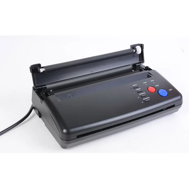 

Manooby Tattoo Transfer Machine Drawing Copier Printer Thermal Template Maker Tattoo Permanent Paper Transfer Power Machine Art
