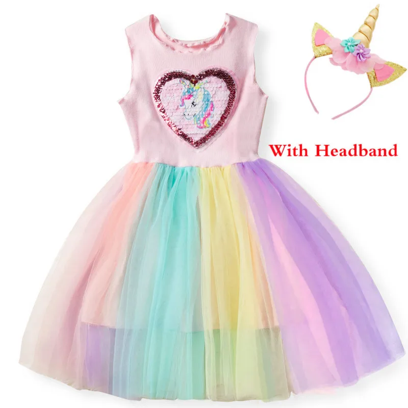 Детское платье с единорогом для маленьких девочек; карнавальный костюм маленькой принцессы на Хэллоуин; нарядное рождественское платье для девочек; Возраст 2-5 лет - Цвет: Style 6