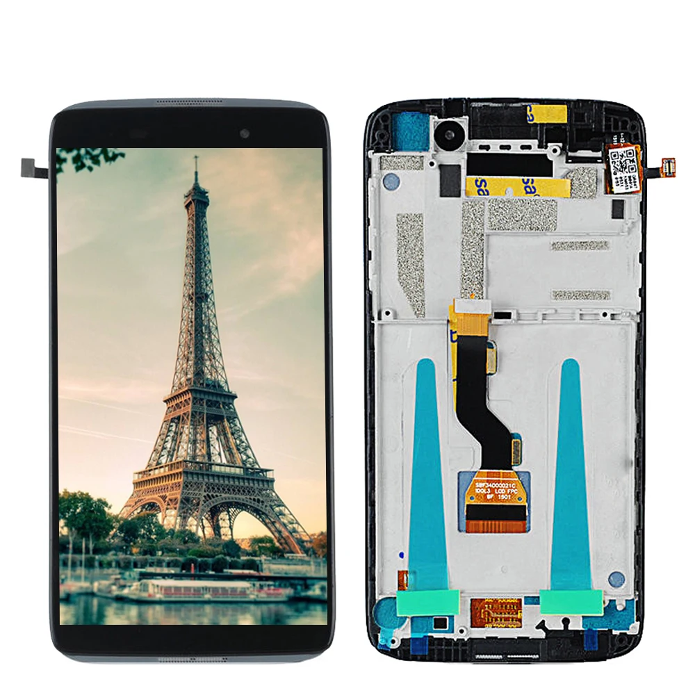 4 7 &quotЖК экран для Alcatel Idol 3 6039 6039A 6039K 6039Y ЖК дисплей с кодирующий преобразователь