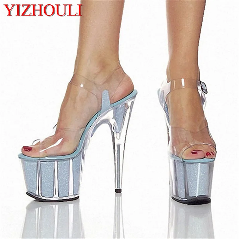 15 CM High Heeled Sandals Nightclub 