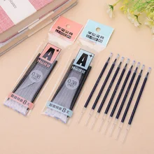 8 шт./компл. полная гелевая ручка набор заправки милые стационарные каваи ручка со скидкой Студенческая гелевая Заправка для ручек милые ручки школьные принадлежности