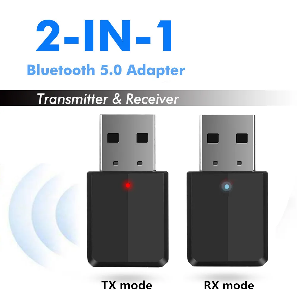 Bluetooth 5,0 стерео 2 в 1 аудио приемник и передатчик 3,5 мм AUX беспроводной аудио адаптер для автомобиля MP3 плеер Домашний музыкальный динамик