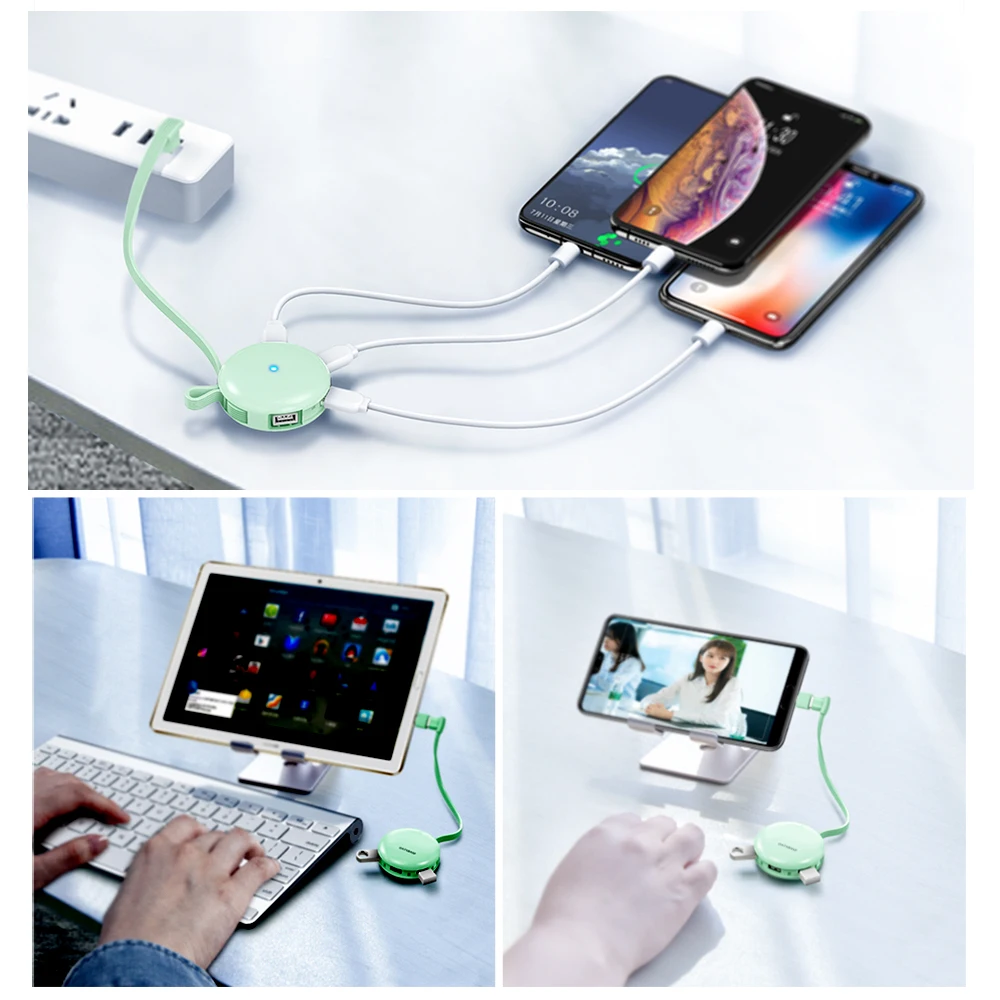 Oatsbasf USB концентратор 3 порта 2 0 в интерфейс преобразования Для iMac компьютера