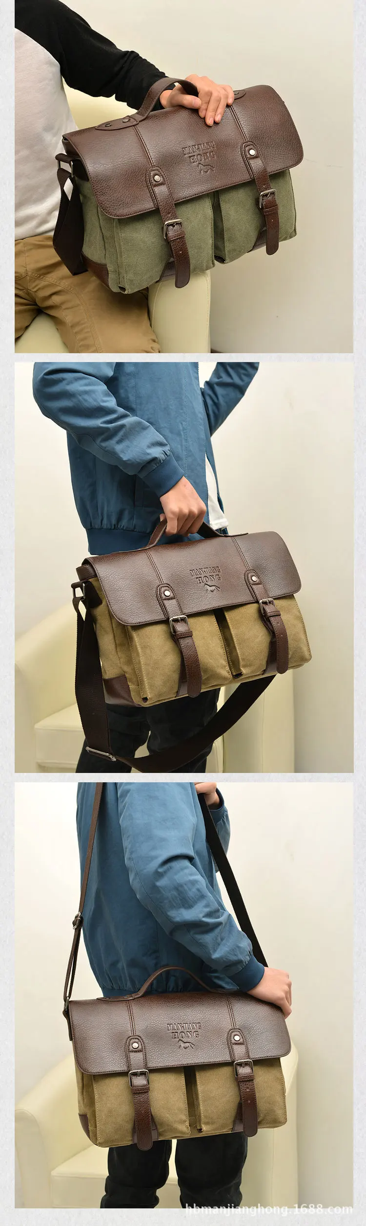 Мужской винтажный холщовый портфель, кожаная сумка, сумка-тоут в английском стиле, мужские сумки-мессенджеры на плечо, сумка для ноутбука, военная сумка для отдыха
