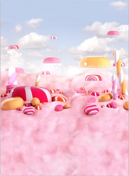 

Candy Photography Backgrounds Vinyl cloth High quality Computer printed custom backdrops