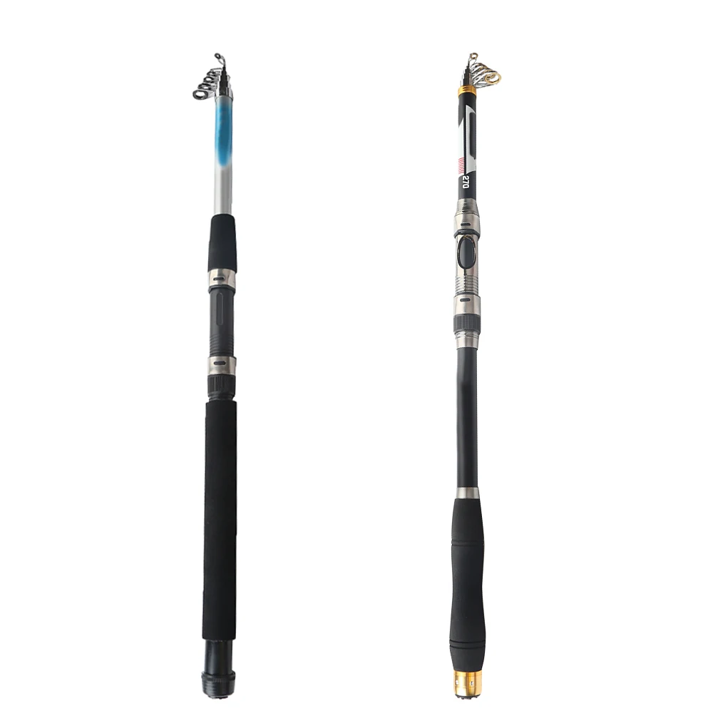 

2.1m-3.6m Carbon Portable Telescopic Fishing Rod Spinning Fish Hand Fishing Tackle Sea Rod Ocean Rod