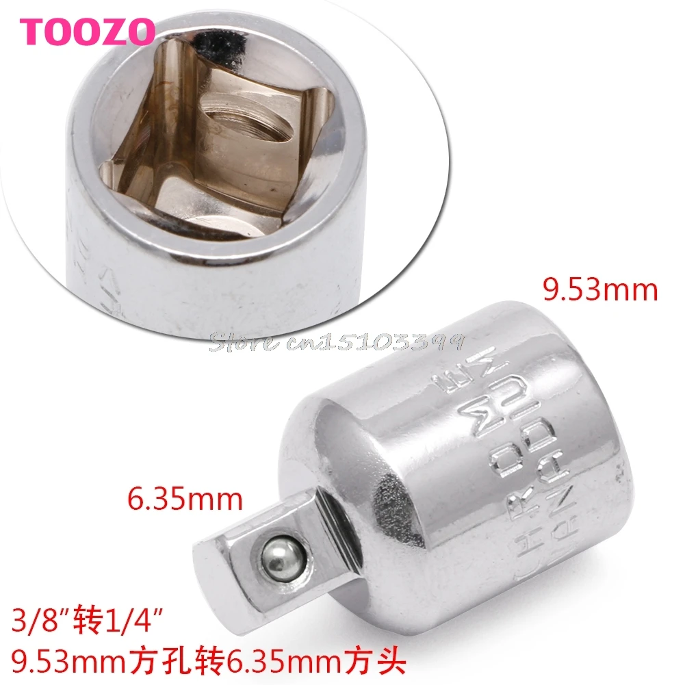 

3/8" Convert To 1/4" Ball Lock Ratchet Socket Adapter Reducer Converter Tool