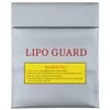 1Pcs Fireproof RC LiPo Li-Po Battery Fireproof Safety Guard Safe Bag Charging Sack Battery Safety Guard Silver Two size Hot! 1
