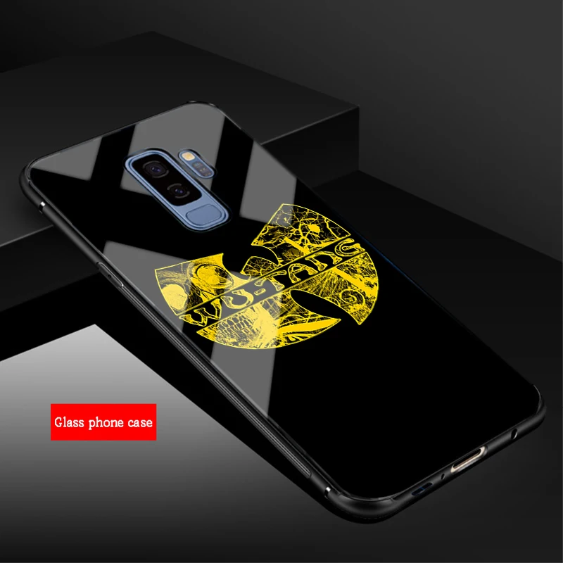 Wu Tang Clan чехол из закаленного стекла для телефона для samsung Galaxy S8 S9 S10 плюс A6 A6S A8 A8S J6 J8 NOTE8 9