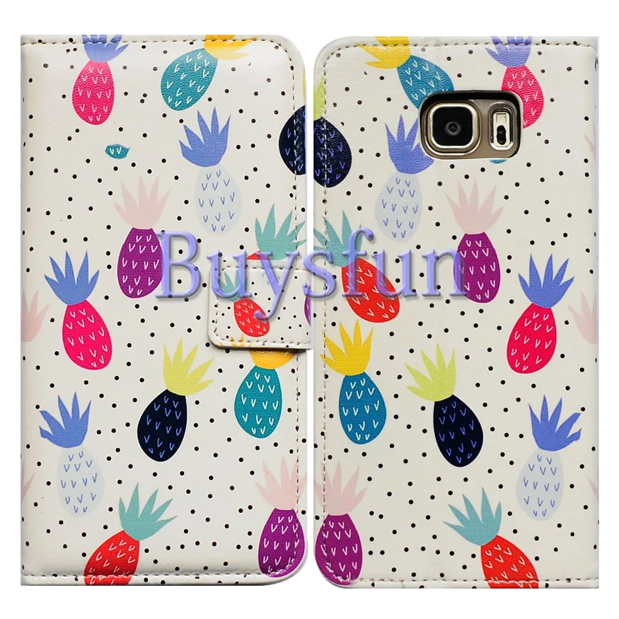 Bcov Colorful Pineapple Dot Leather Wallet Cover Case For Samsung Galaxy S7 103022441 |