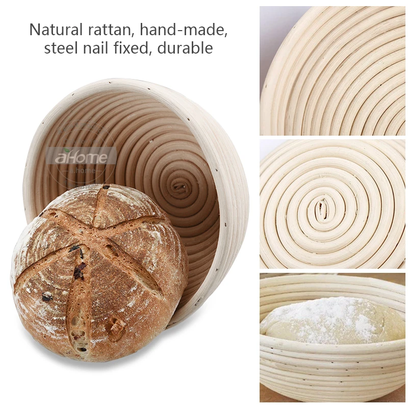 Bakery Mold Rattan Basket Dough Banneton Brotform Bread Proofing Proving Fermentation Country Baskets Factory Baking Tools