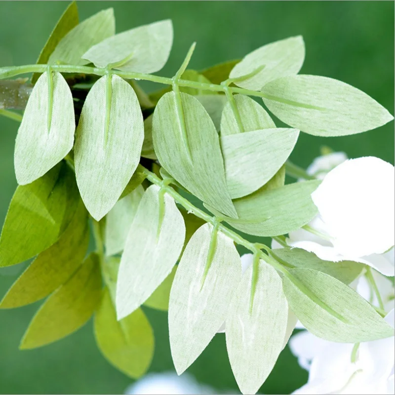 3 Fork Artificial Hydrangea Silk Rattan Wall Fake Flower Arches Vine Hanging Wisteria For Wedding Home Decoration Cheap Garland 3 Fork Artificial Hydrangea Silk Rattan Wall Fake Flower Arches Vine Hanging Wisteria For Wedding Home Decoration Cheap Garland