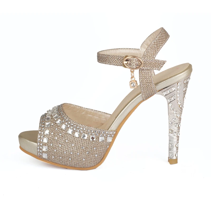 SARAIRIS/ г.; босоножки на высоком каблуке-шпильке высокого качества; женская обувь с открытым носком и пряжкой на ремешке; женская обувь для вечеринки и свадьбы; большие размеры 33-43