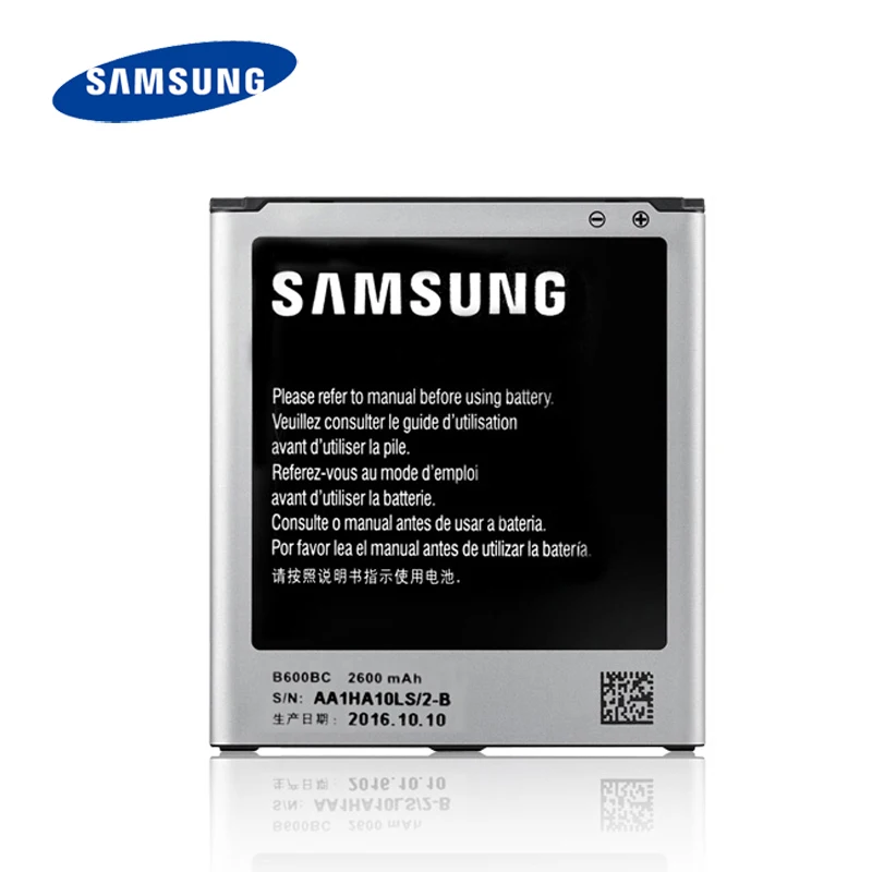 100% Original Replacement Battery EB-L1G6LLU For Samsung I9500 GALAXY S4 i9505 i337 i545 R970 L720 SC-04E Phone 2600mAh |