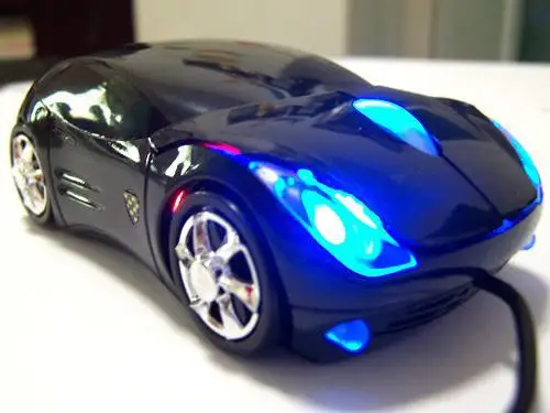 

2018 New 3D Optical USB Wired Mouse Mice 800DPI Car Shape for PC Laptop Notebook Computer Black car-styling Mouse