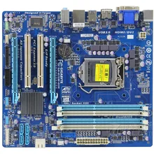 GIGABYTE GA-B75M-D3H оригинальная материнская плата LGA 1155 DDR3 USB2.0 USB3.0 DVI VGA HDMI B75M-D3H 32GB B75 настольная материнская плата