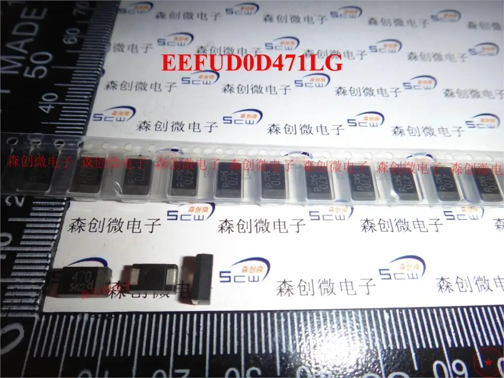 

SMD tantalum capacitor * 470 uf 2 v D 7343 EEFUD0D471LG computer motherboards capacitance