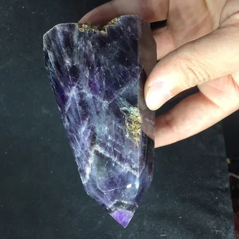 

AMW17(390g) Natural Amethyst Crystal Wand Healing Stone Chirstimas Decor
