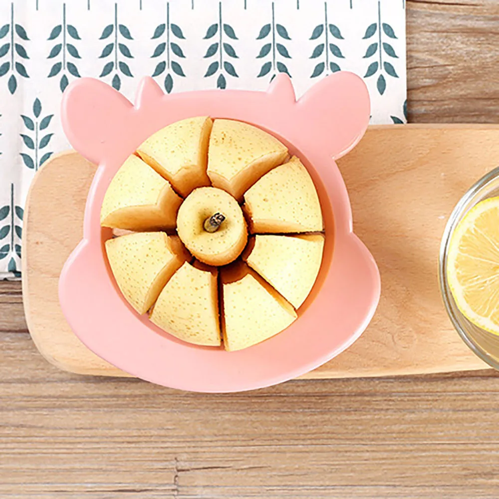 

Stainless Steel Apple Slicer Cutter Pear Fruit Divider Tools Comfort Handle Peeler for Kitchen Accessories Tools Easy L*5