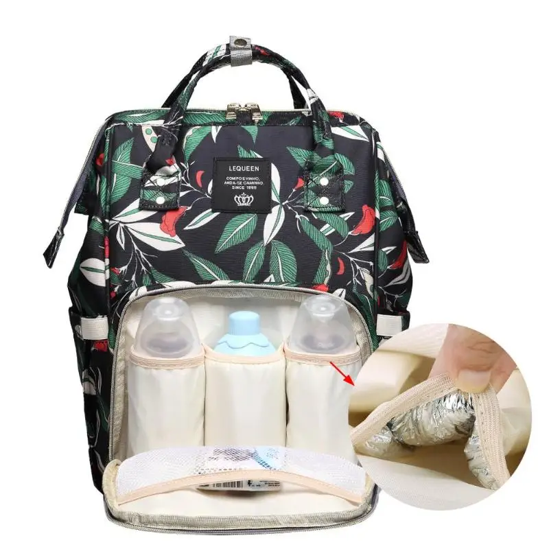 Lequeen подгузник для мам, сумка для мам, сумка для мам, модная полосатая многофункциональная сумка через плечо для мам