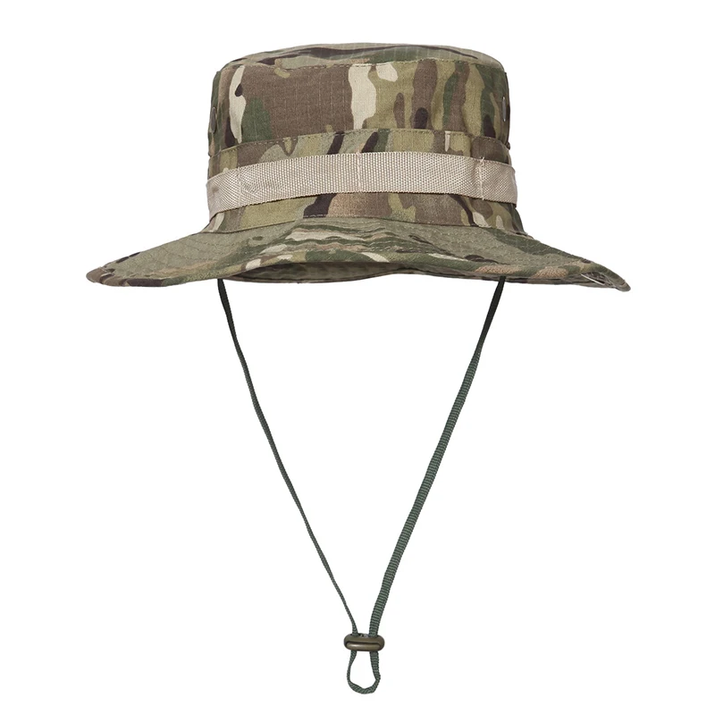 TACVASEN, армейские мужские тактические снайперские шляпы, камуфляжные шапки Boonie, непальская Кепка, мужские военные шапки с рыбками, аксессуары для охоты TD-JNSZ-014 - Цвет: CP