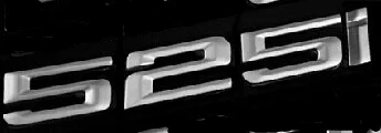 ABS M power M производительная Автомобильная наклейка на заднюю часть автомобиля для BMW E60 F10 5 серии 520i 525i 530i 535i 550i 528i 523i - Название цвета: Серый