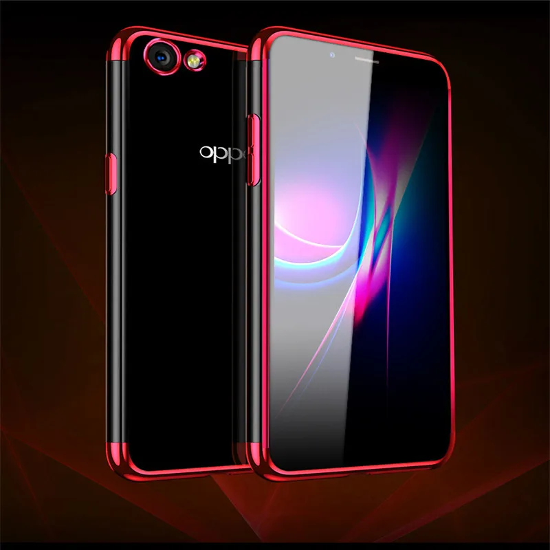 Силиконовый мягкий ТПУ прозрачный чехол Bosilang для Oppo F5 F7 A57 A59 защитный R11 F3 R9S A71 |